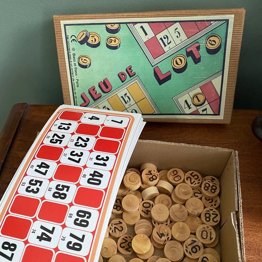 Bingo game - vintage reproduction
